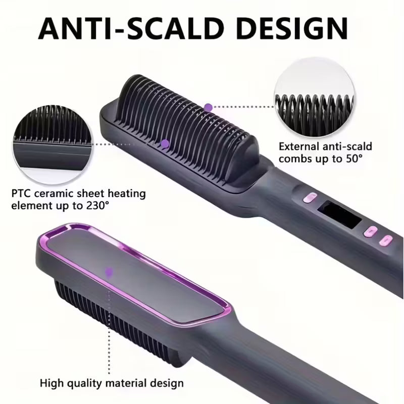 ✨ Peine Alisador Eléctrico