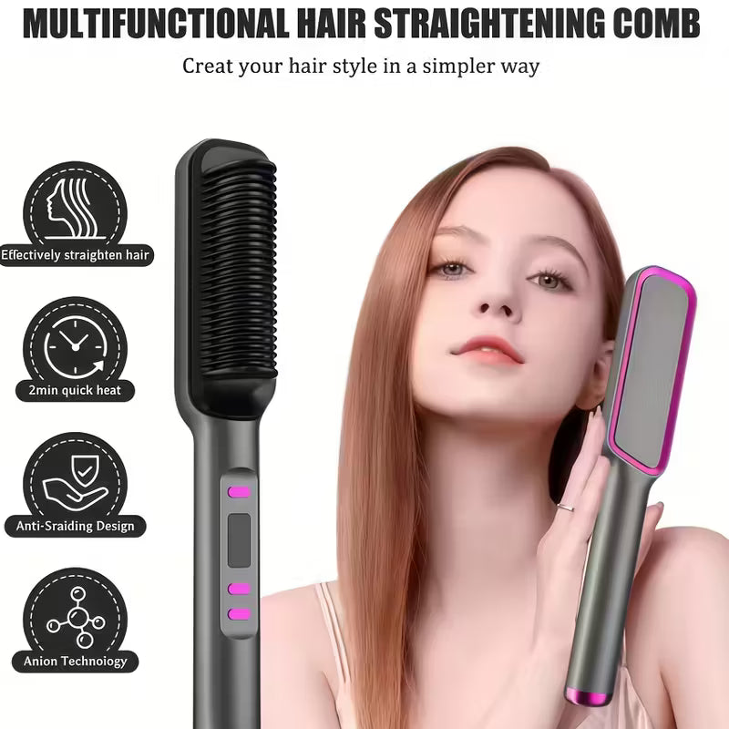 ✨ Peine Alisador Eléctrico